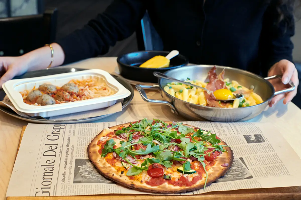 Plat sans gluten offert au restaurant Pacini